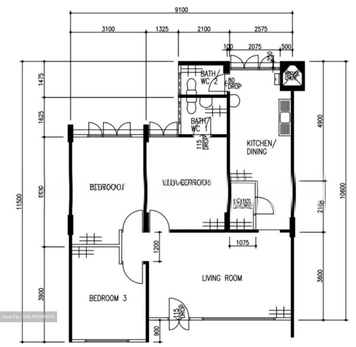 Blk 845 Woodlands Street 82 (Woodlands), HDB 4 Rooms #545326151